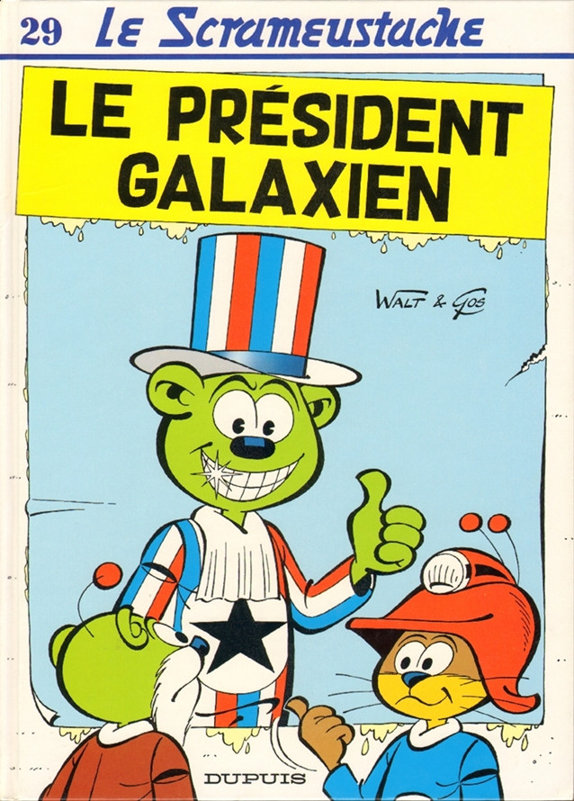 Le Scrameustache tome 29 Le président galaxien couverture