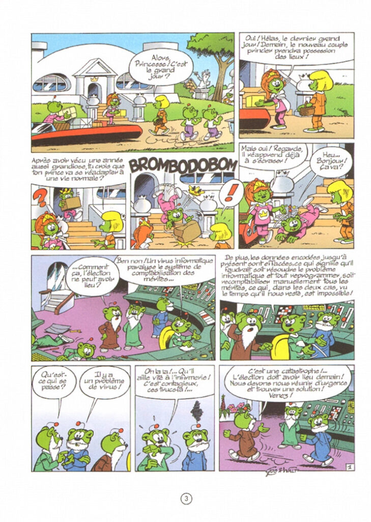 Le Scrameustache tome 29 Le président galaxien planche 3