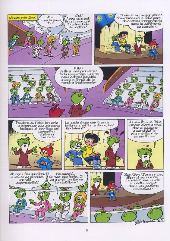 Le Scrameustache tome 29 Le président galaxien planche 5