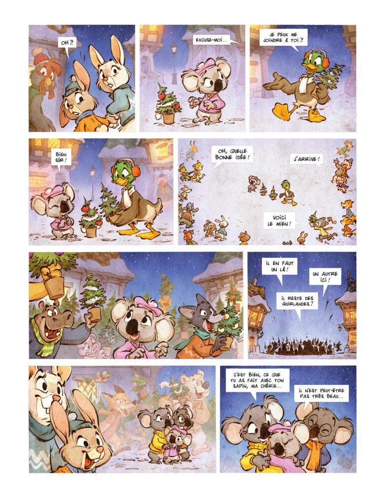 La BD de l'Avent Le Lombard planche