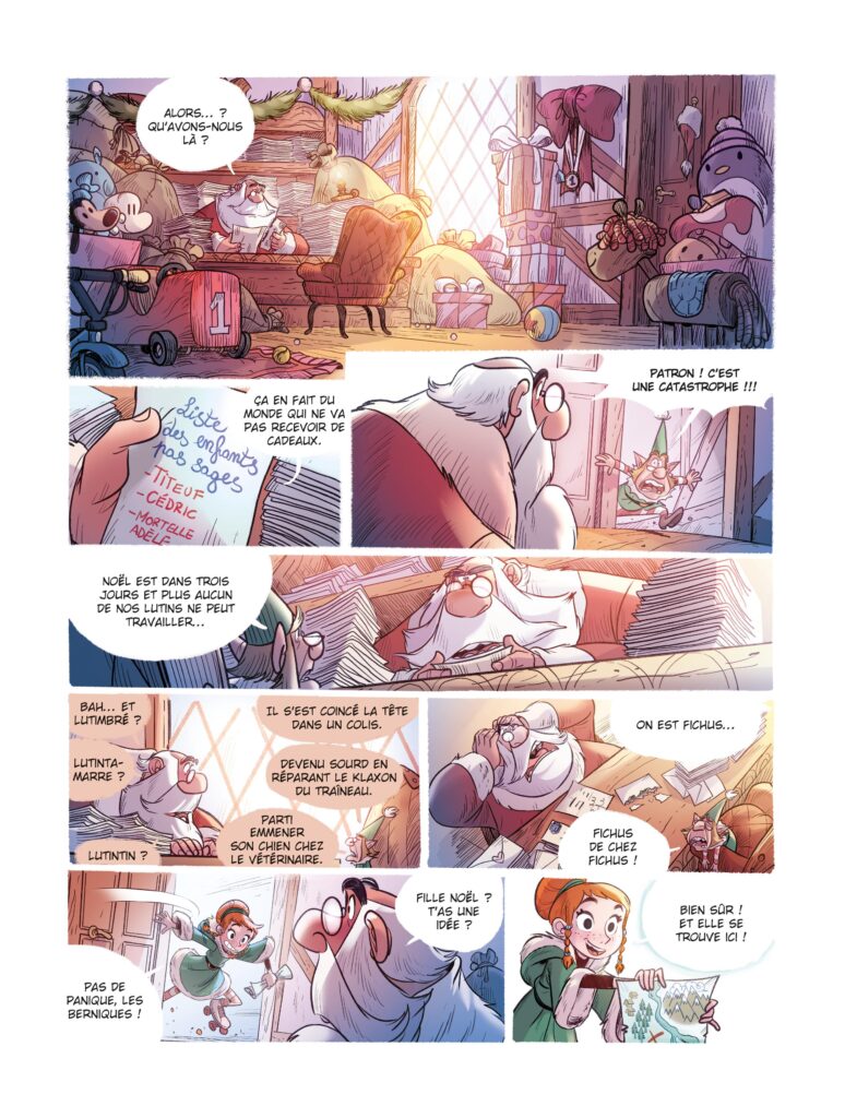 La BD de l'Avent Le Lombard planche