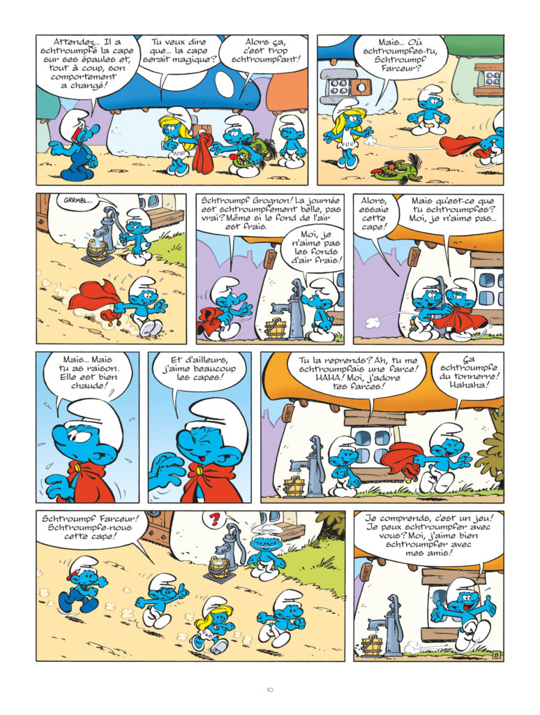 Les Schtroumpfs tome 42 Le Lombard planche 10