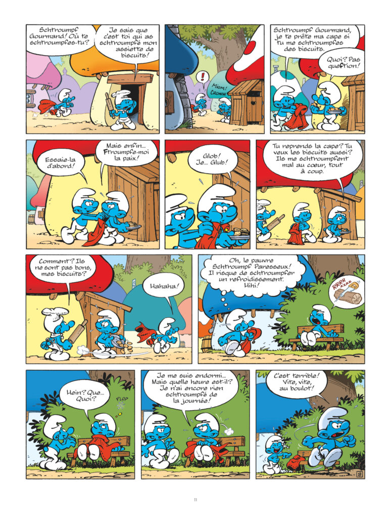 Les Schtroumpfs tome 42 Le Lombard planche 11