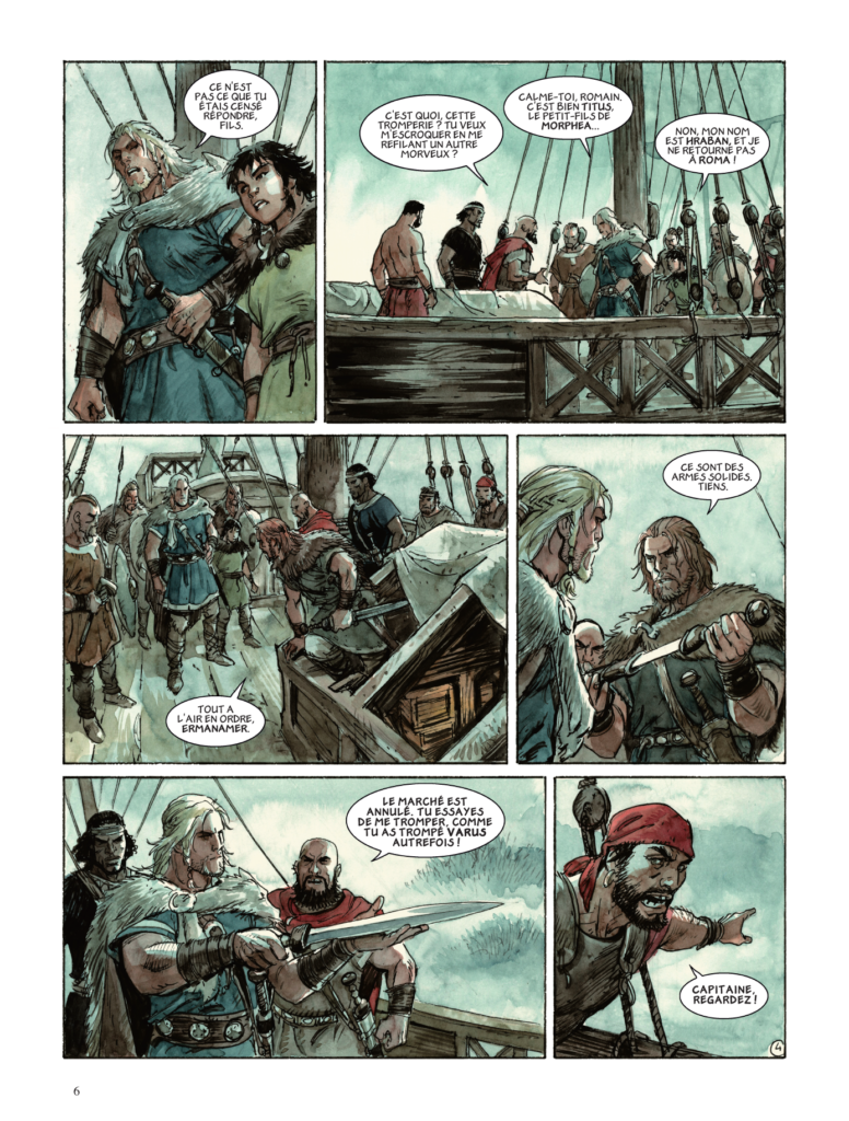 Les Aigles de Rome Livre VII Dargaud planche 6