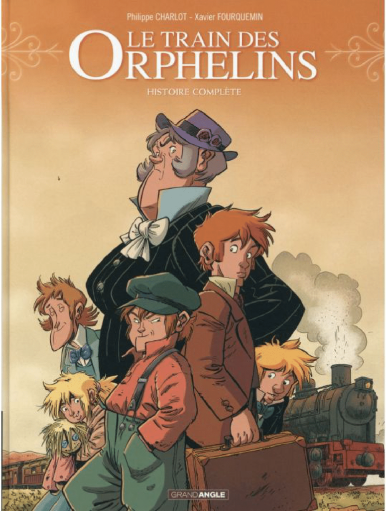 Le train des orphelins Philippe Charlot et Xavier Fourquemin couverture