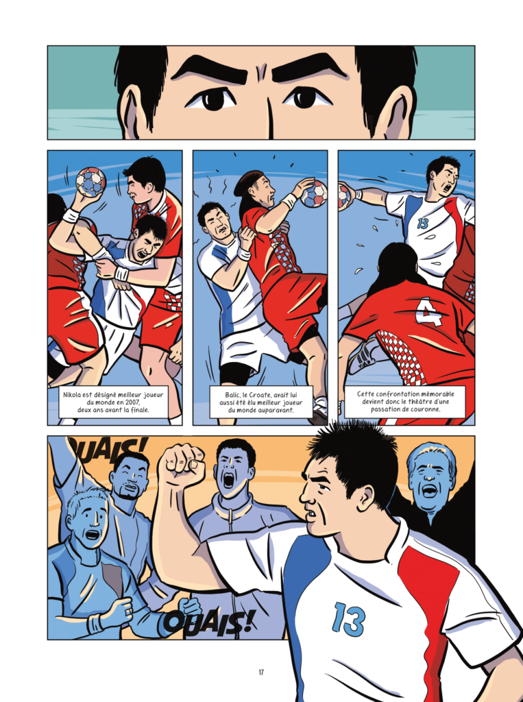 Les frères Karabatic Casterman planche 17