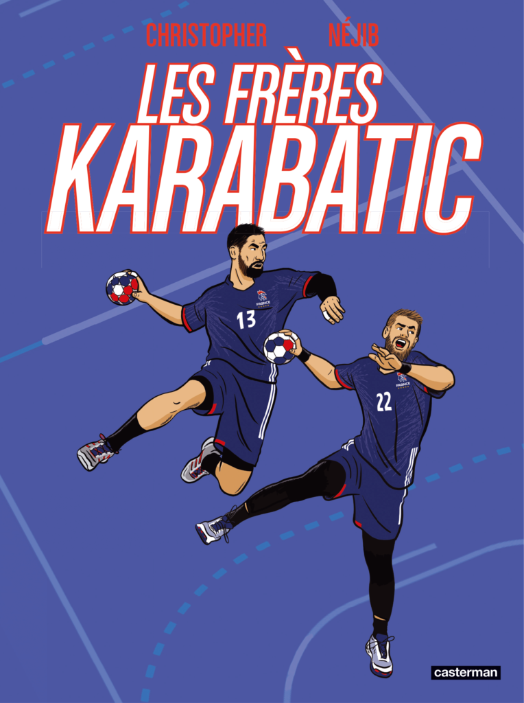 Les frères Karabatic Casterman couverture