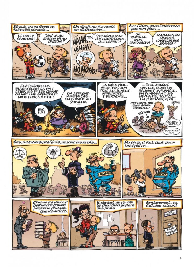 Le Petit Spirou tome 20 Dupuis planche 5