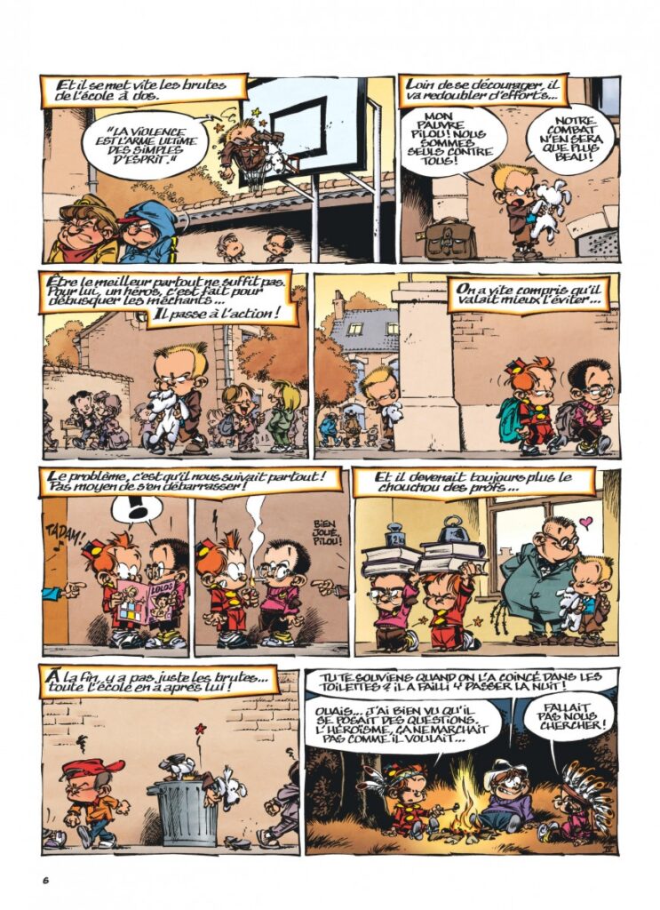 Le Petit Spirou tome 20 Dupuis planche 6