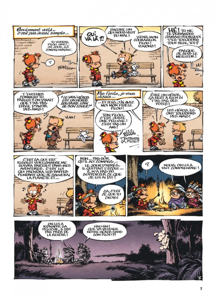 Le Petit Spirou tome 20 Dupuis planche 7