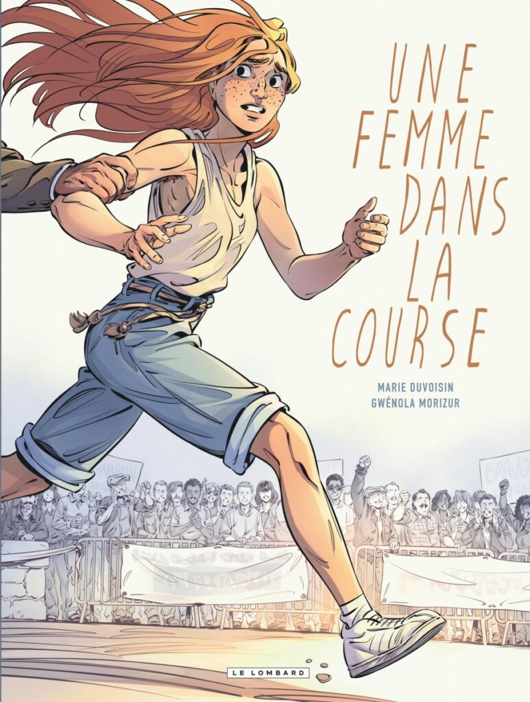 Une femme dans la course Le Lombard couverture