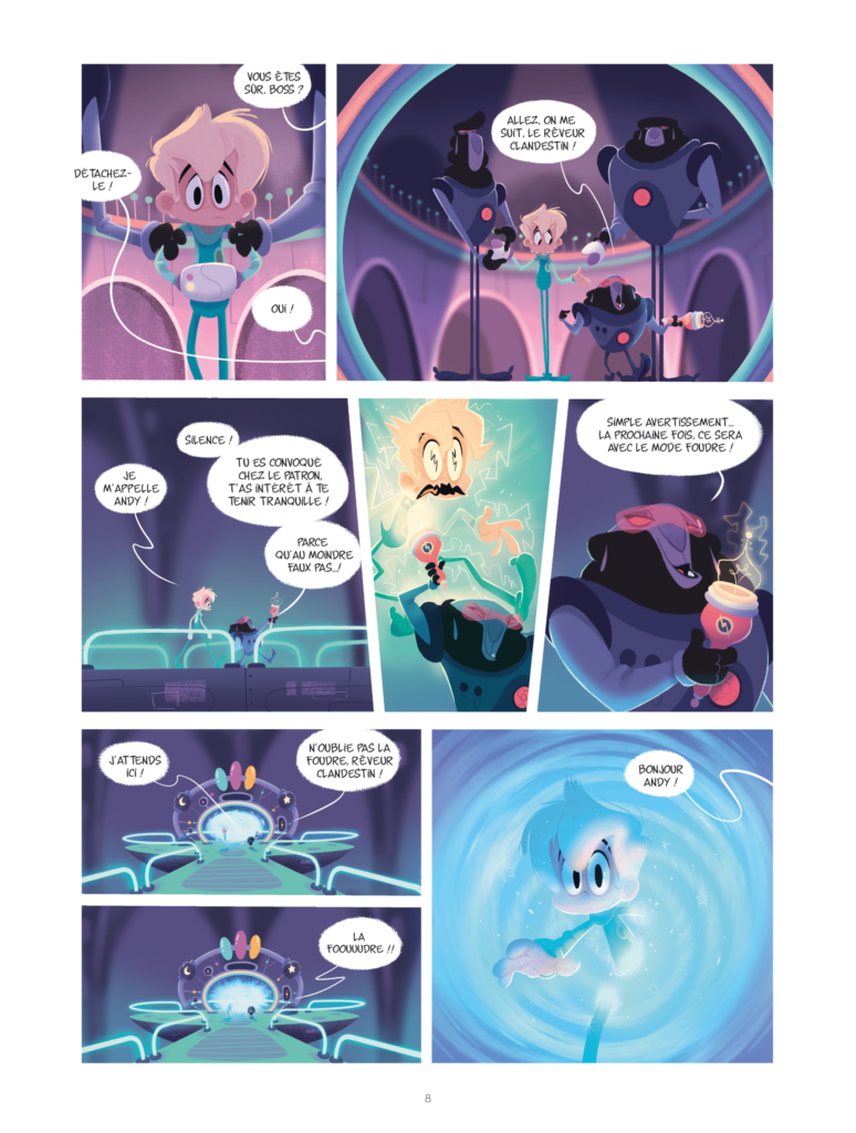 La Fabrique des Rêves tome 2 Le Lombard planche 8