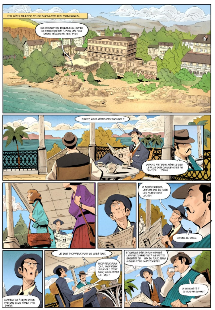 Hercule Poirot tome 11 La maison du péril Paquet planche