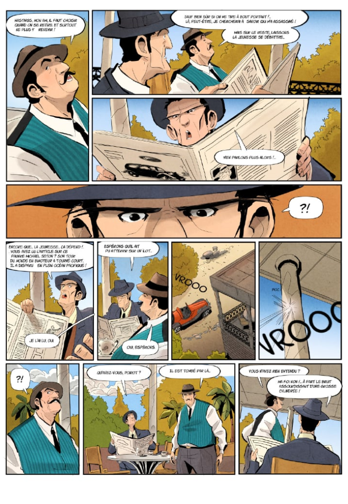 Hercule Poirot tome 11 La maison du péril Paquet planche