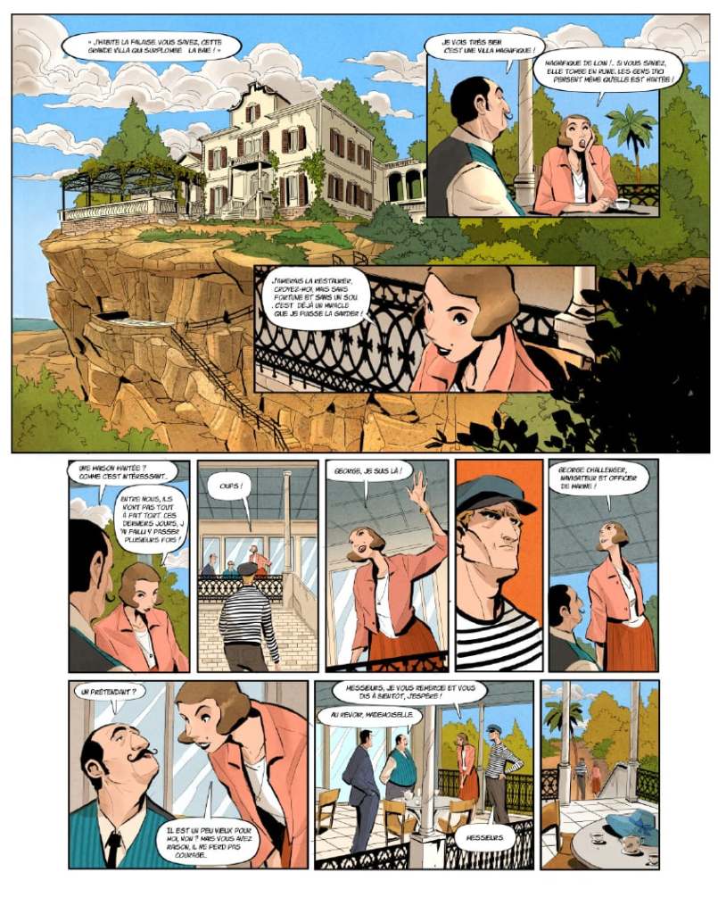 Hercule Poirot tome 11 La maison du péril Paquet planche