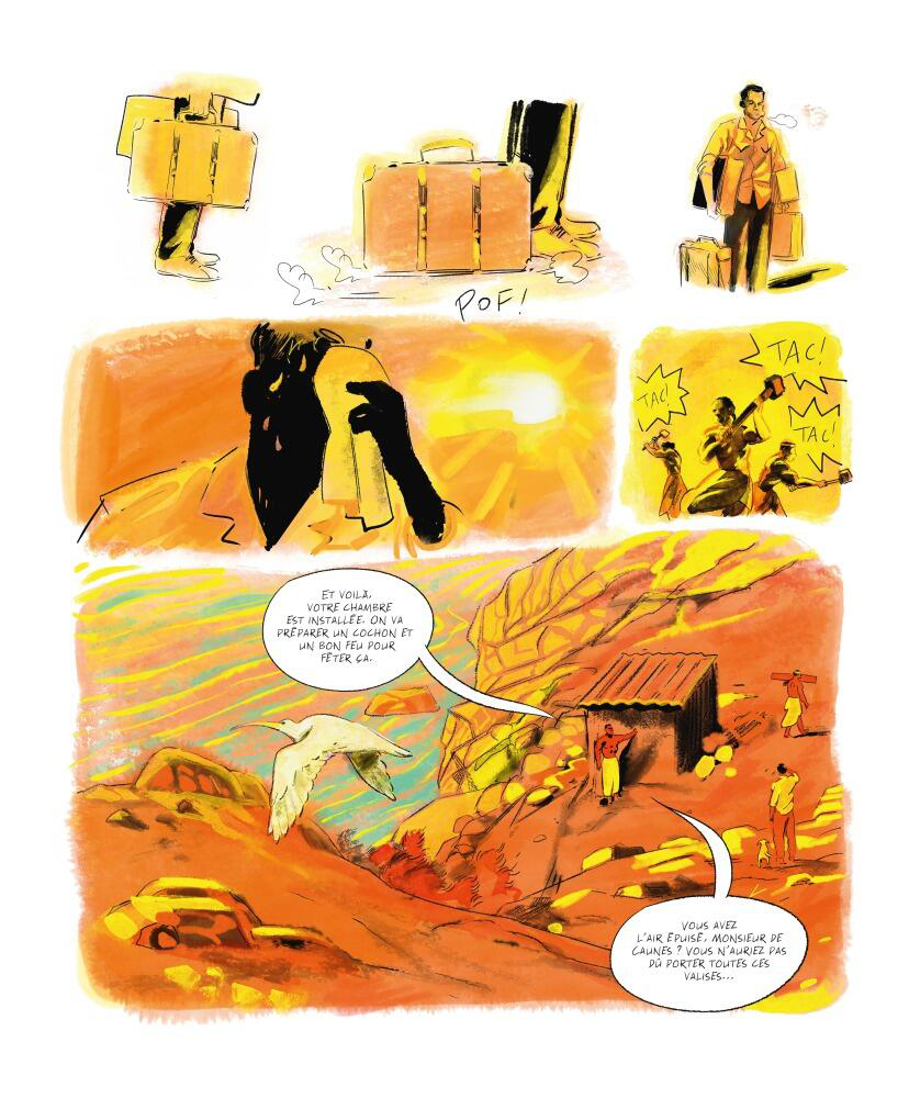 Il déserte Dargaud planche