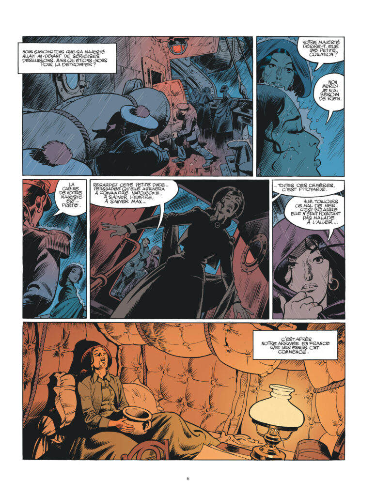 Charlotte Impératrice tome IV Dargaud planche 6