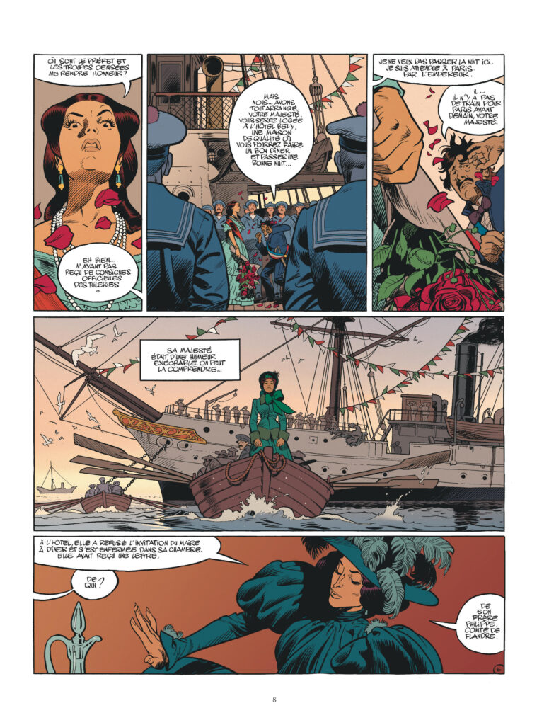 Charlotte Impératrice tome IV Dargaud planche 8