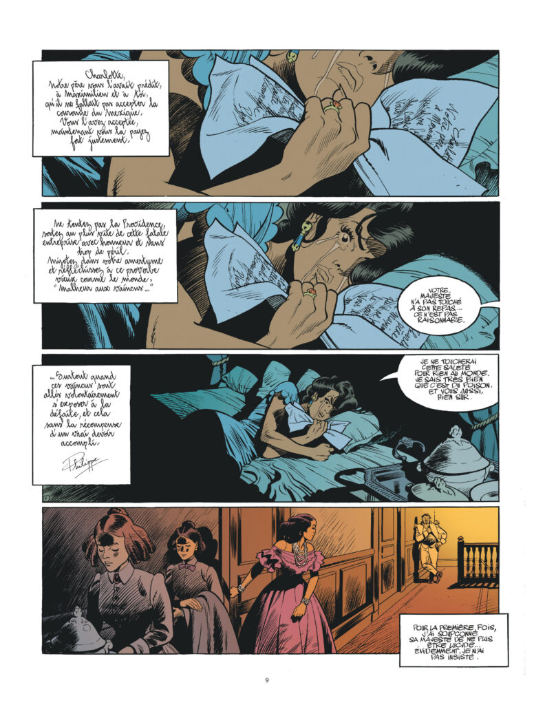 Charlotte Impératrice tome IV Dargaud planche 9
