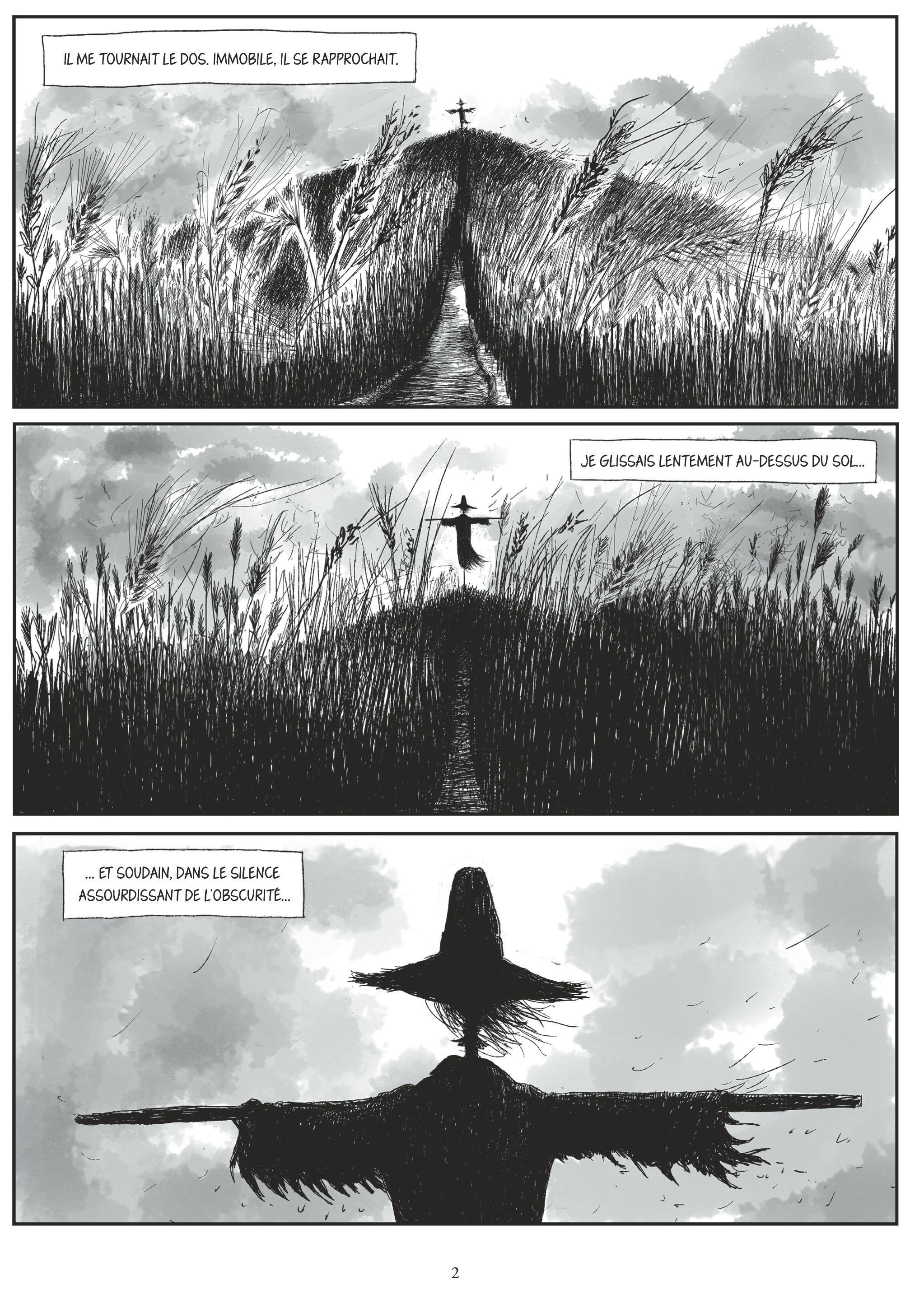 Epouvantail Dargaud planche 2