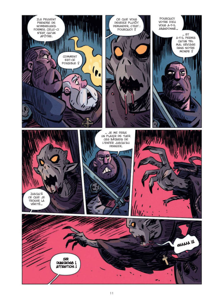 Duncross contre les forces du mal D. Laufman Aventuriers d'Ailleurs planche 11