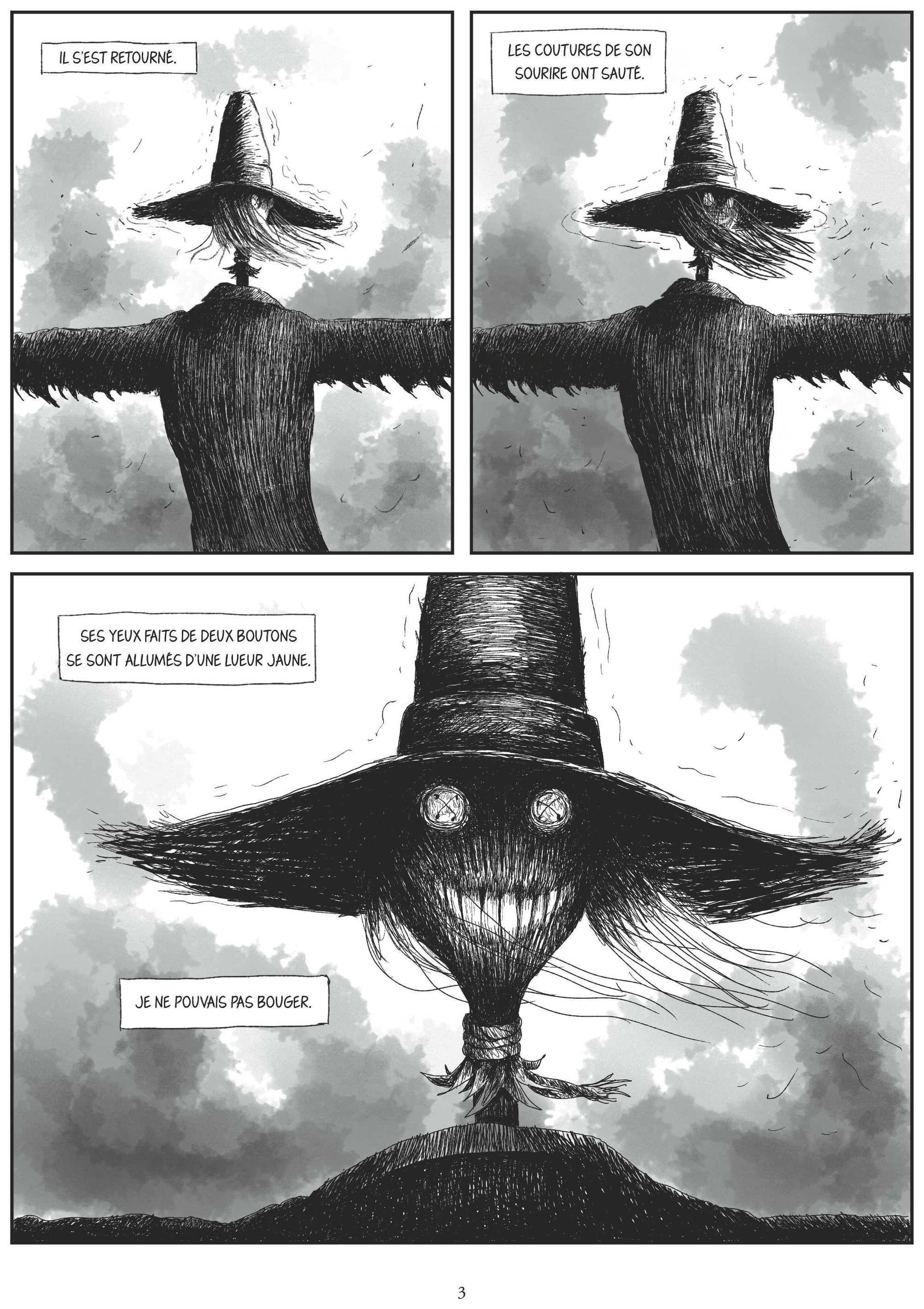 Epouvantail Dargaud planche 3
