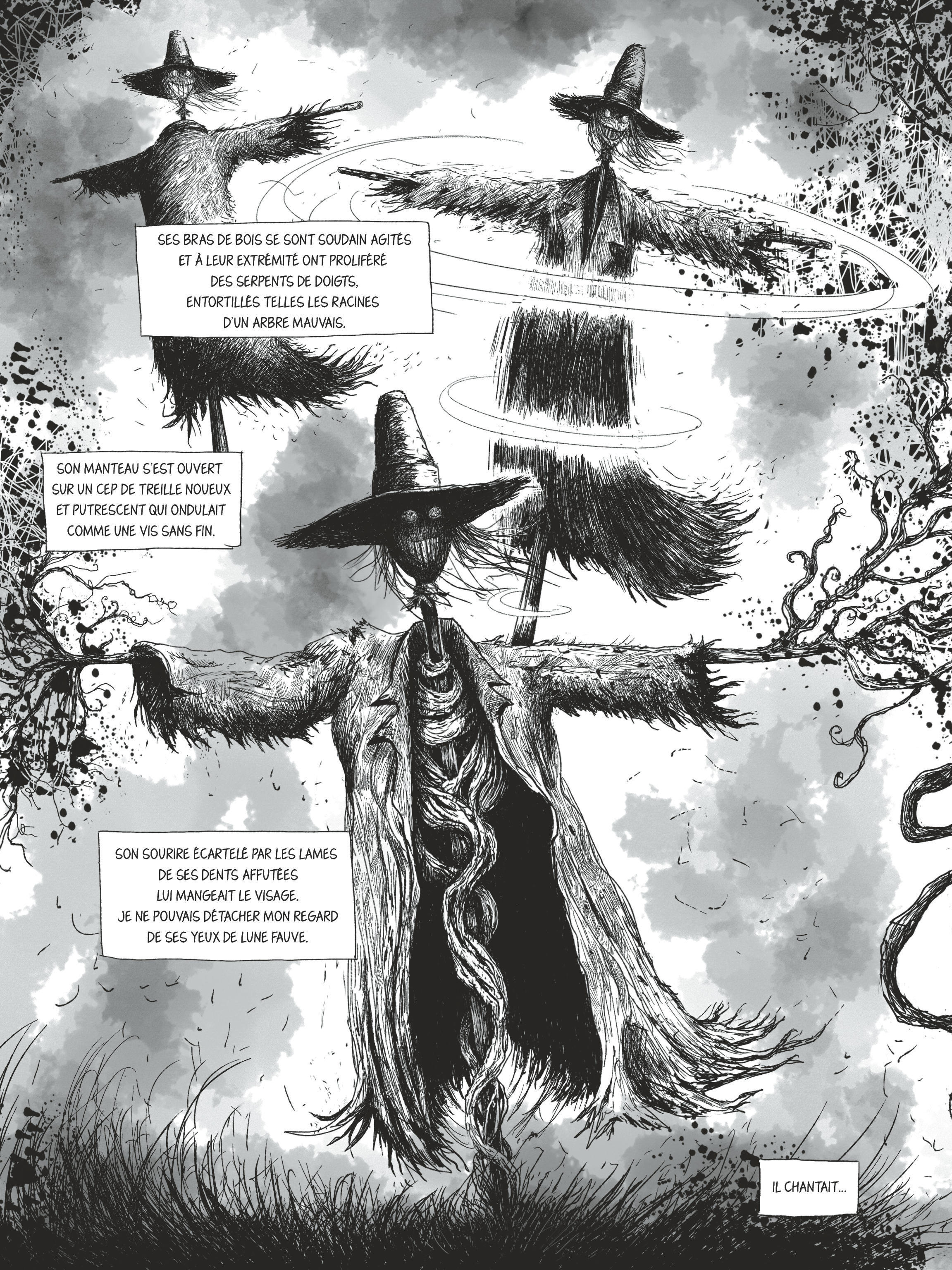 Epouvantail Dargaud planche 