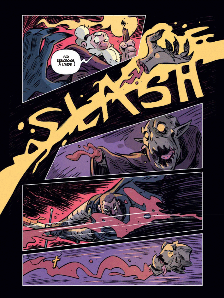 Duncross contre les forces du mal D. Laufman Aventuriers d'Ailleurs planche 