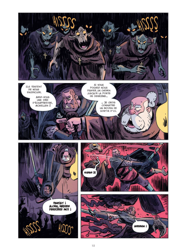 Duncross contre les forces du mal D. Laufman Aventuriers d'Ailleurs planche 15