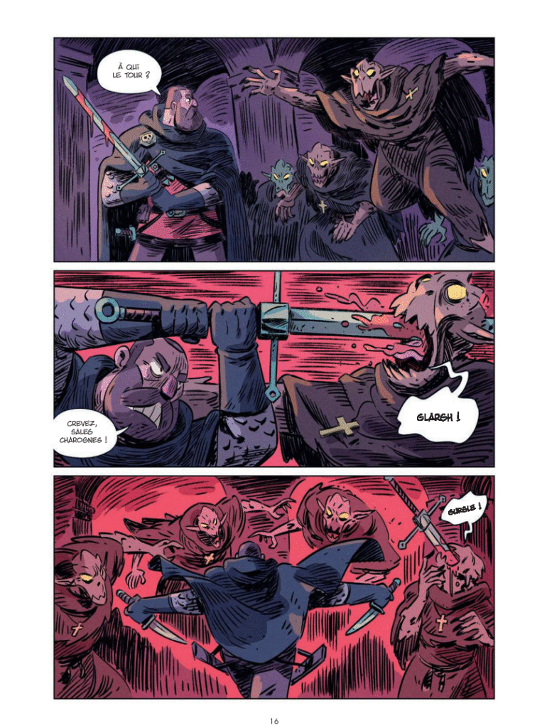 Duncross contre les forces du mal D. Laufman Aventuriers d'Ailleurs planche 16