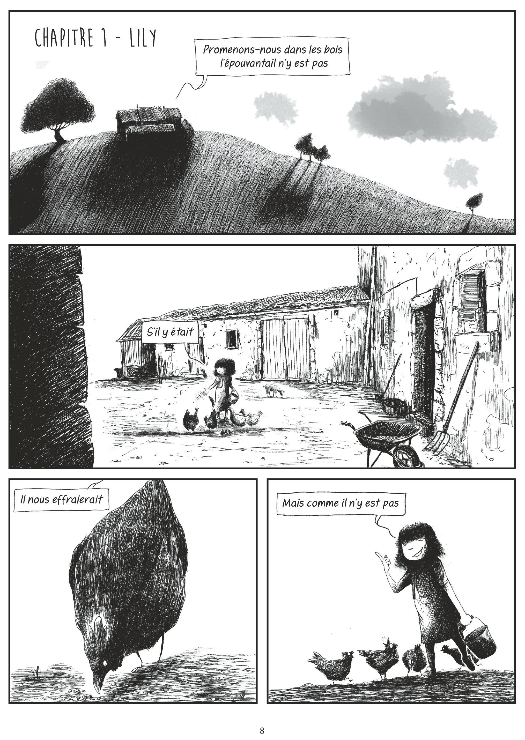 Epouvantail Dargaud planche 8