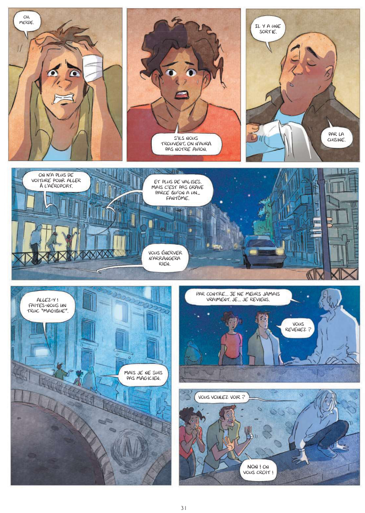 La nuit est belle Grand Angle planche 31