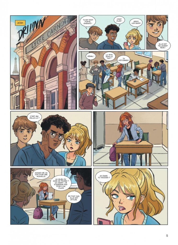 Cassiopée tome 1 Dupuis planche 5