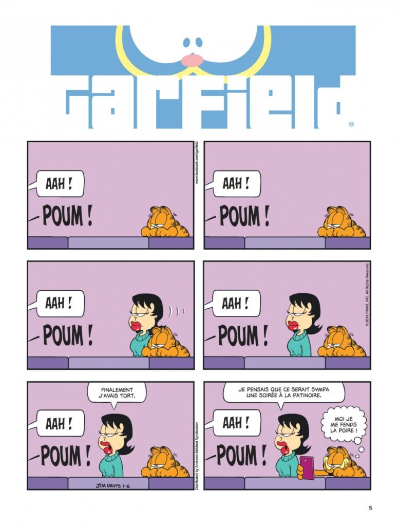 Garfield tome 79 Dargaud planche 5