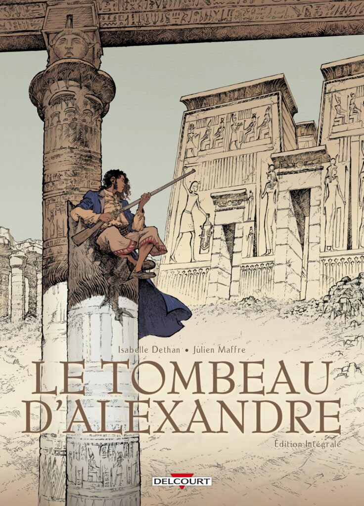 Le tombeau d'Alexandre Delcourt intégrale couverture