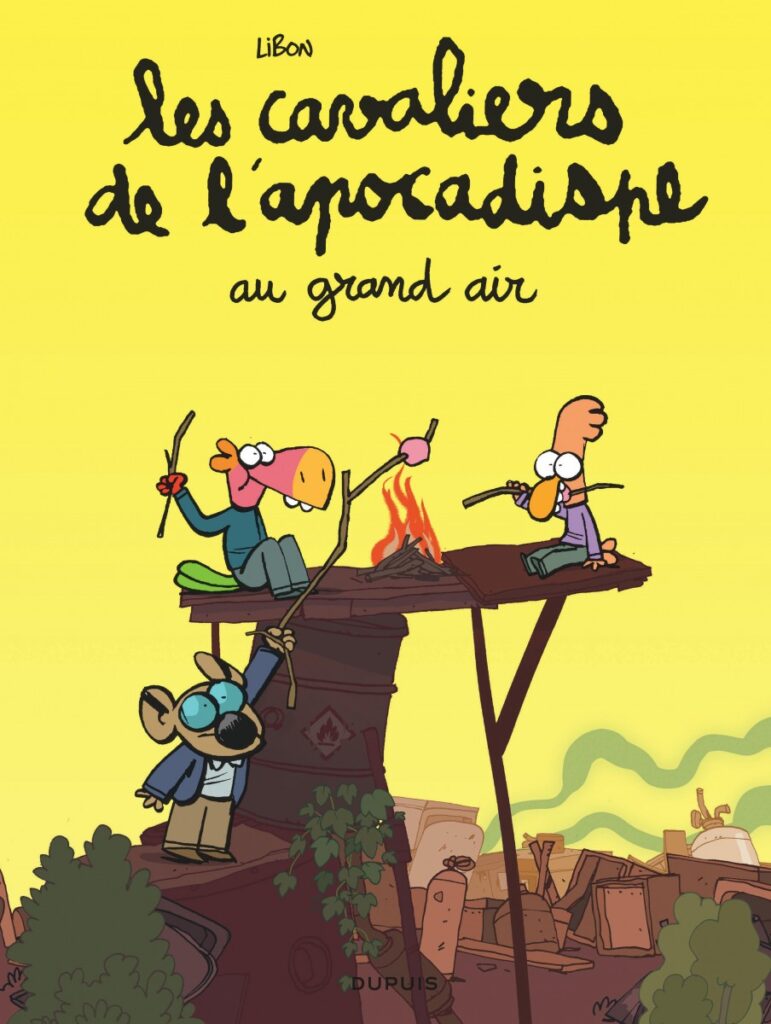 Les cavaliers de l'apocadispe tome 5 Dupuis couverture