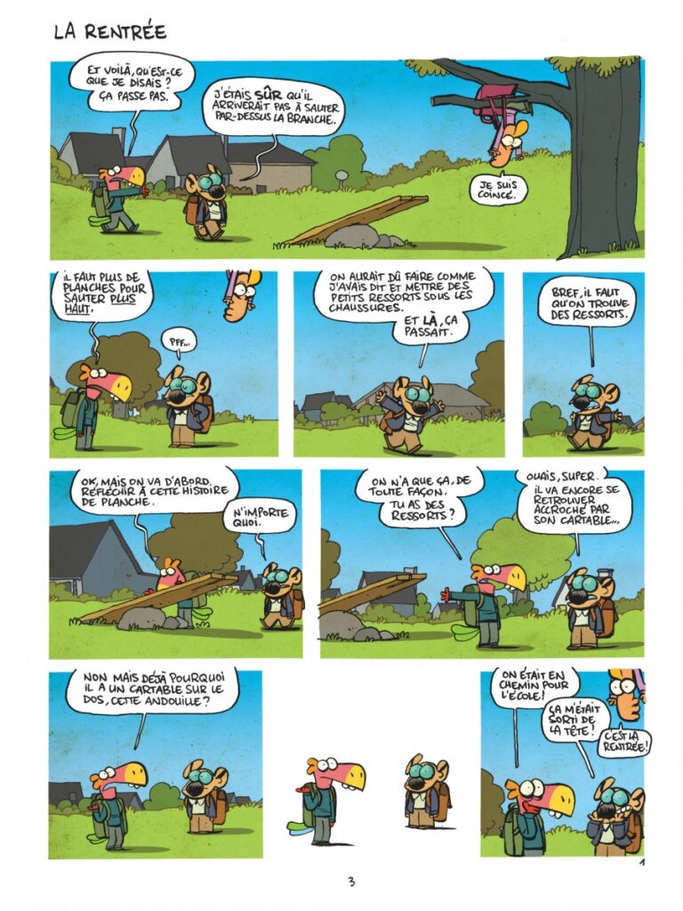 Les cavaliers de l'apocadispe tome 5 Dupuis planche 3