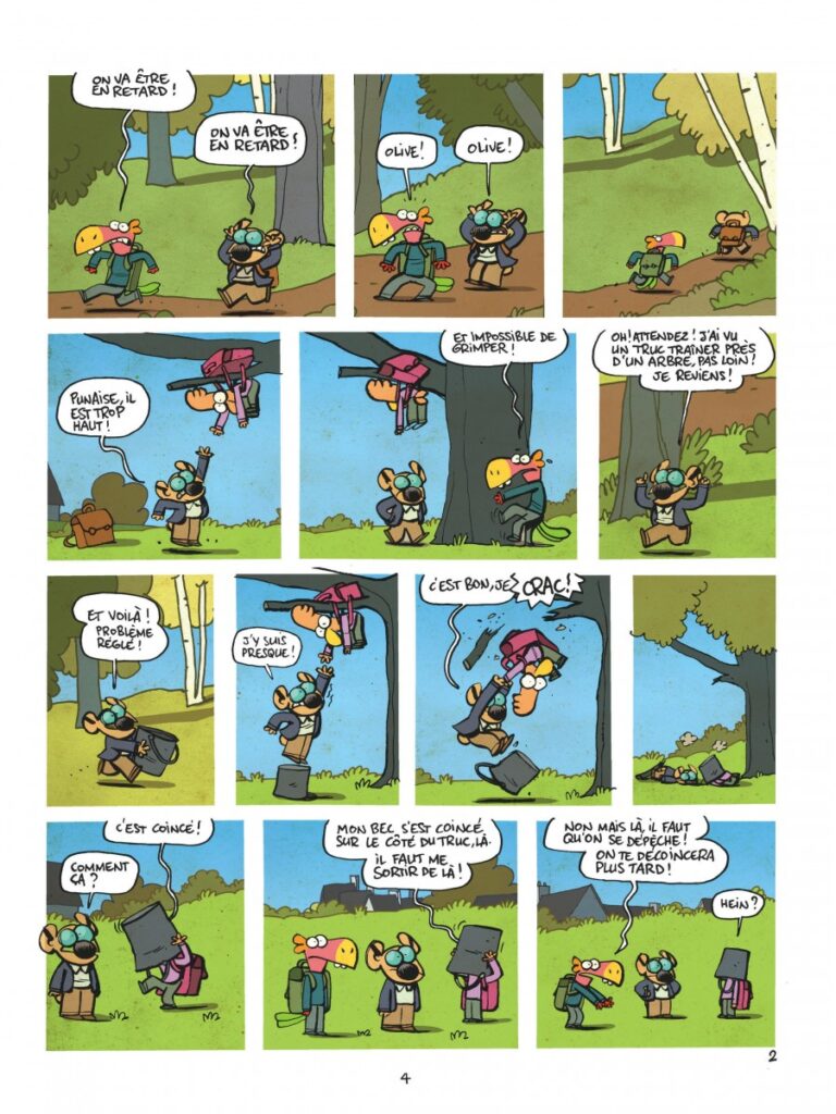 Les cavaliers de l'apocadispe tome 5 Dupuis planche 4