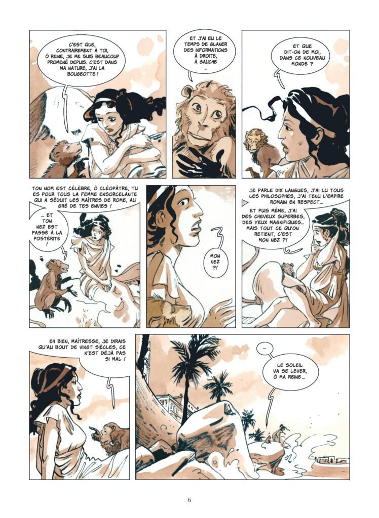 Moi Cléopâtre, dernière reine d'Egypte Dargaud planche 6