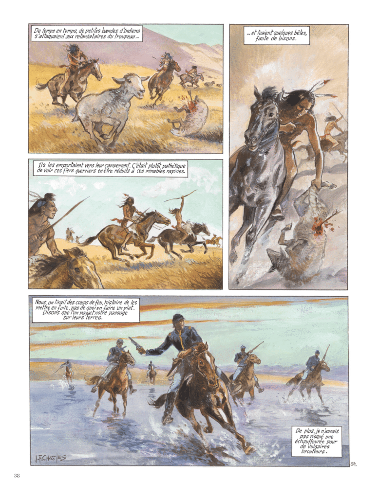 Au cœur du désert Le Lombard planche 38