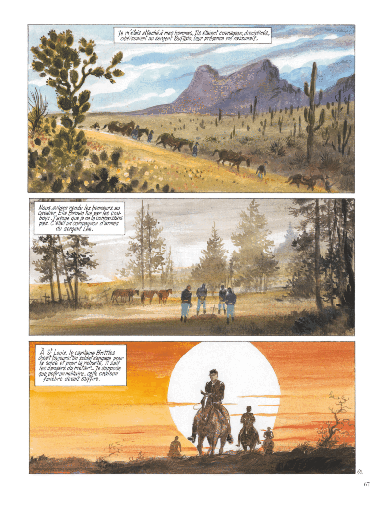 Au cœur du désert Le Lombard planche 67