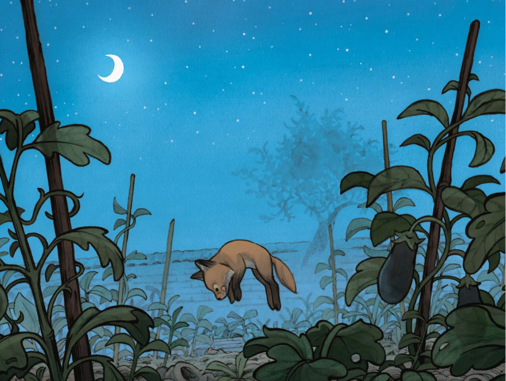 Le monde sauvage : Le renard roux Les éditions de la Gouttière planche