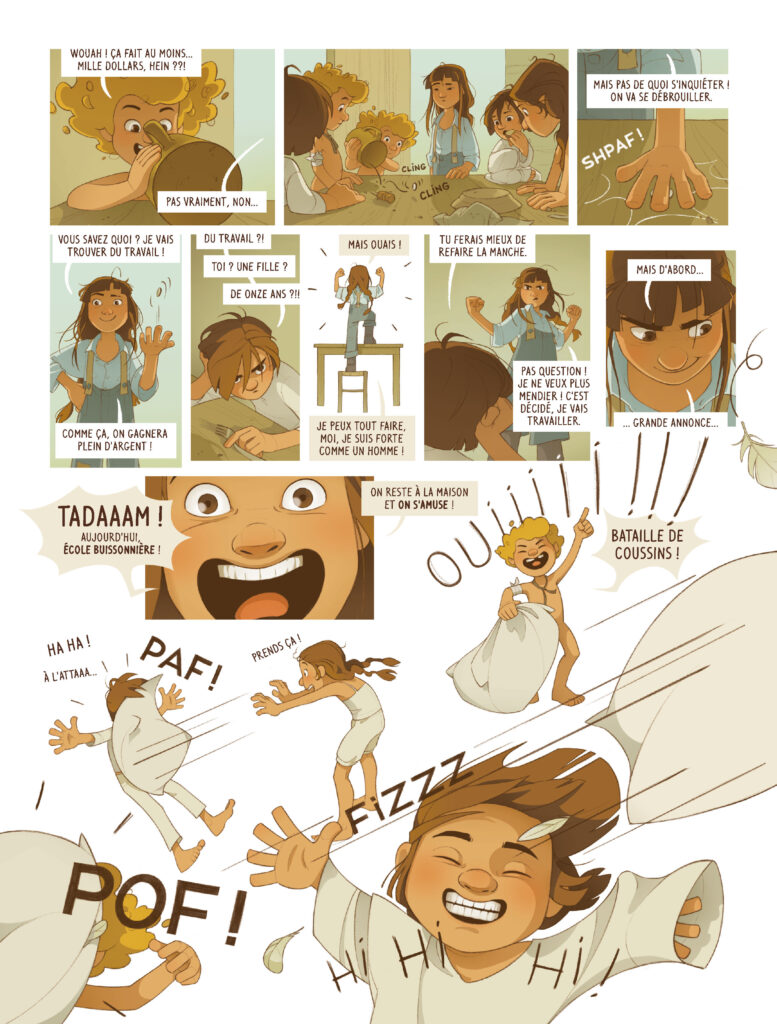 Calamity Jane tome 3 Le Feu Delcourt planche