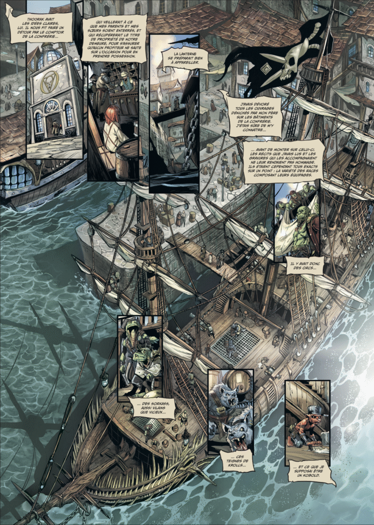 La confrérie des tempêtes tome 1 Oxymore planche