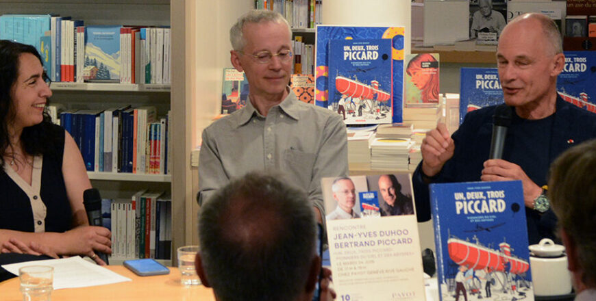 Rencontre avec Bertrand Piccard et Jean-Yves Duhoo