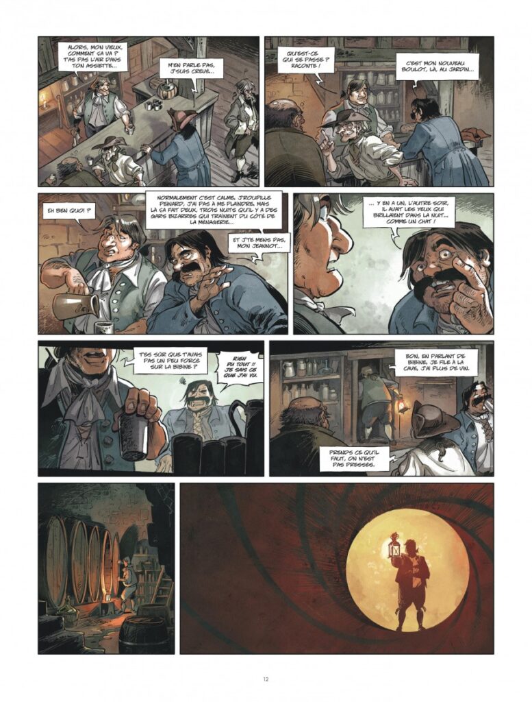 Le secret du roi tome1 Le Lombard planche 12