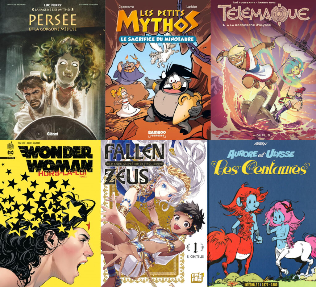 Des albums BD en lien avec la mythologie grecque
