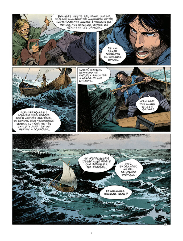 Thorgal de givre et de feu Le Lombard planche 4