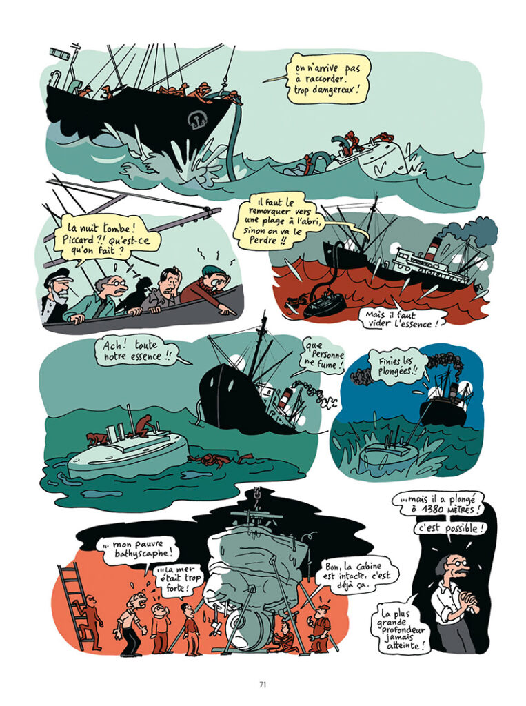 Un, deux, trois Piccard Dargaud planche 71