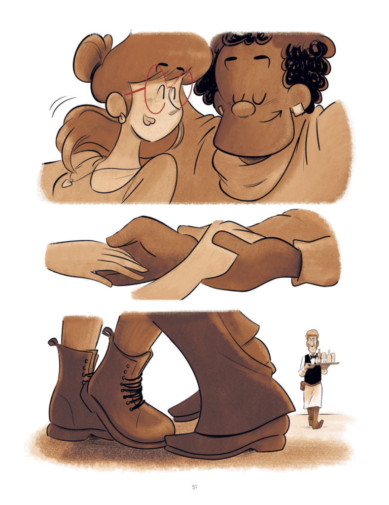 Tu ne marcheras jamais seule Le Lombard planche 51